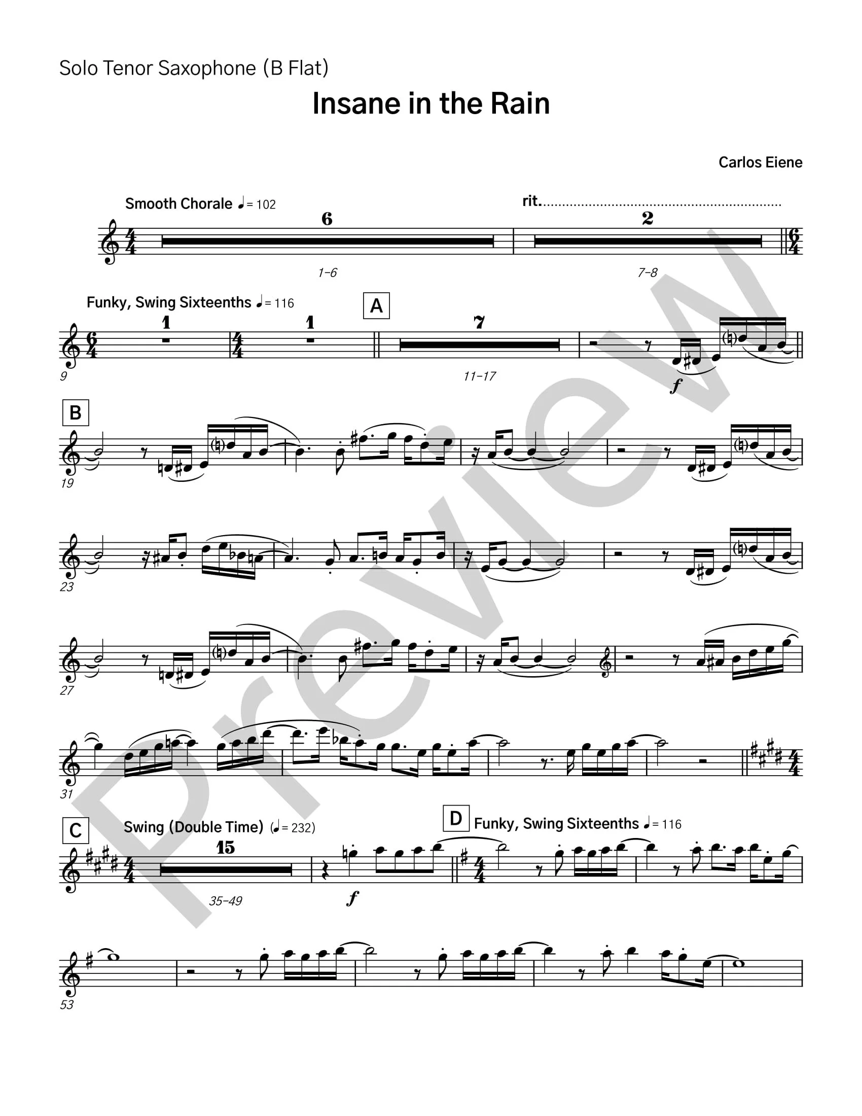 Insane In The Rain - Sheet Music Collection (Insane In The Rain Insane In The Rain - Sheet Music Collection (Insane In The Rain